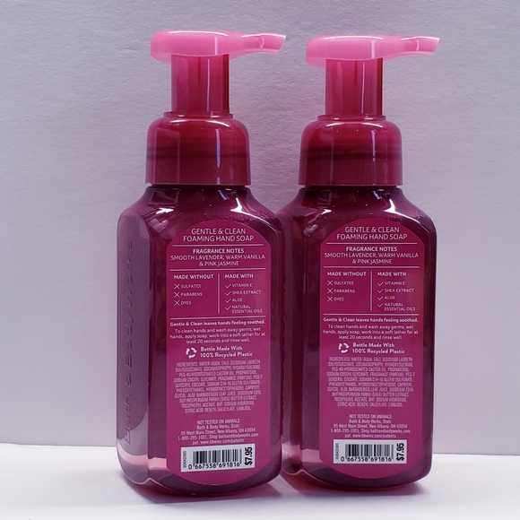 Bath & Body Works COZY CASHMERE Gentle & Clean Foaming Hand Soap, 8.75oz(2 pack) - Picture 3 of 3